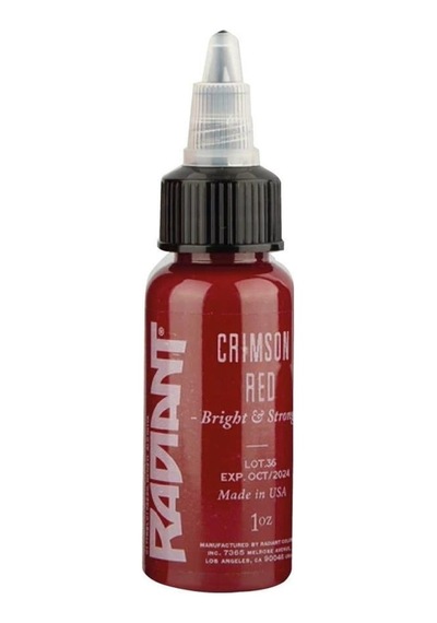 Crimson Red - Radiant Tattoo Dövme Boyası - 1oz/30ml