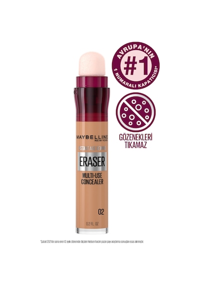 Maybelline New York Instant Eraser Kapatıcı 02 Nude