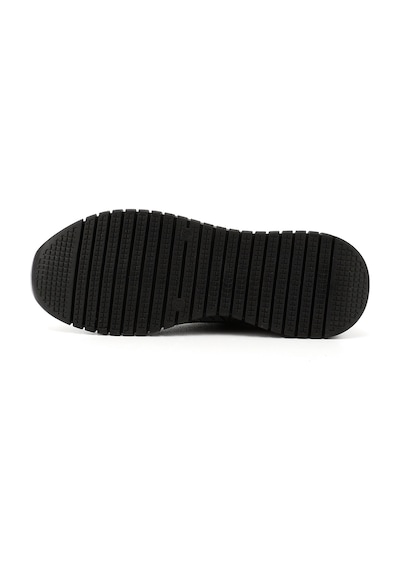 Gönderi(R) Erkek Siyah Bağcıklı Kauçuk Taban Hakiki Deri Sneaker Ddma83342455 Siyah