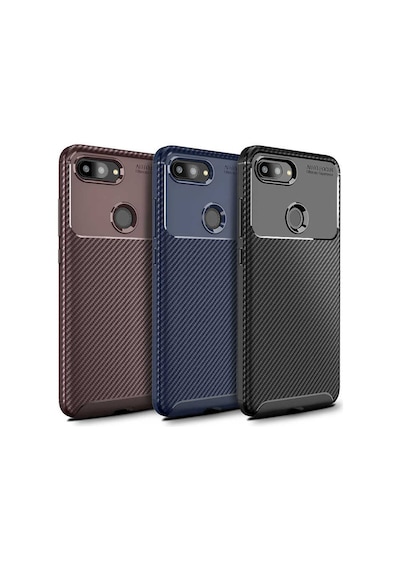 Xiaomi Mi 8 Lite Kılıf Zore Negro Silikon Kapak Lacivert