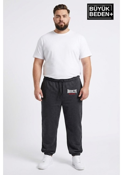 Süperlife Erkek Büyük Beden Brooklyn 1970 Baskılı Paça Lastikli Jogger İnce Eşofman Altı Spr26bea951-3 Antrasit Süperlife Erkek Büyük Beden Brooklyn 1970 Baskılı Paça Lastikli Jogger İnce Eşofman Altı Spr26bea951-3 Antrasit