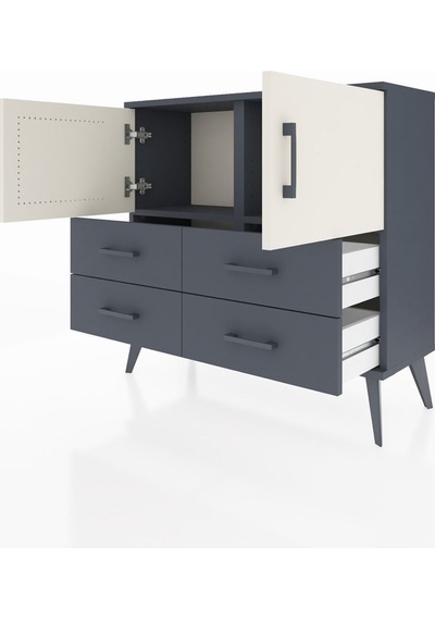 Arges Şifonyer 2 Raflı 4 Çekmeceli 2 Kapaklı 88x30x80 Antrasit-aytaşı/antrasit Aytaşı/antrasit Arges Şifonyer 2 Raflı 4 Çekmeceli 2 Kapaklı 88x30x80 Antrasit-aytaşı/antrasit Aytaşı/antrasit