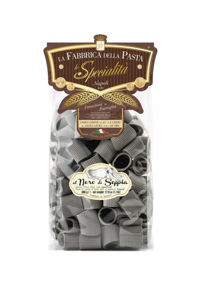 2 Adet La Fabbrica Al Nero Di Çeşnili Yüzük Makarna 500 G