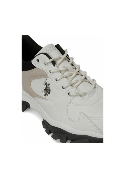 U.s. Polo Assn. Tracky Kalın Taban Kadın Spor Sneaker Ayakkabı Bej-kahve