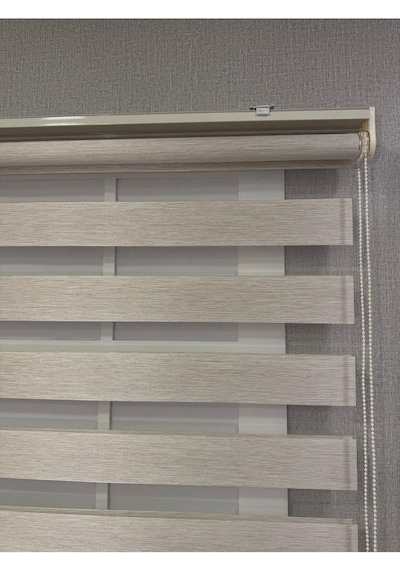Bambu Zebra Stor Güneşlik Perde, Bej, 90 X 200 Çok Renkli
