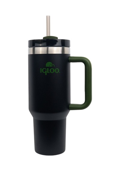 Çelik Mug Termos - Igloo - Stadler - 1.2 Lt - Siyah/haki - 205787 Çok Renkli