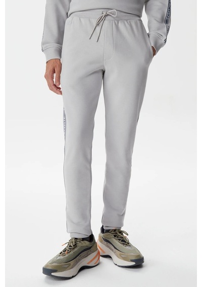 Lacoste Relaxed Fit Pamuklu Baskılı Geniş Kesim Erkek Eşofman Altı Gri