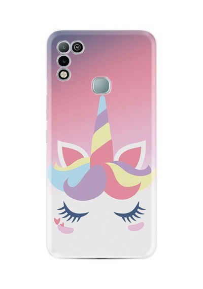 Infınıx Hot 11 Play Kılıf Silikon Desen Özel Seri Sweety Unicorn 1737