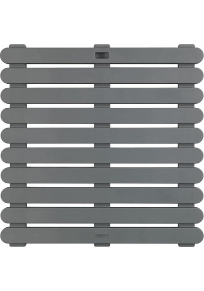 Gri, Kaymaz Duş Ve Banyo Paspası 55x55 Cm Sauna Ve Havuz Kullanımına Uygun