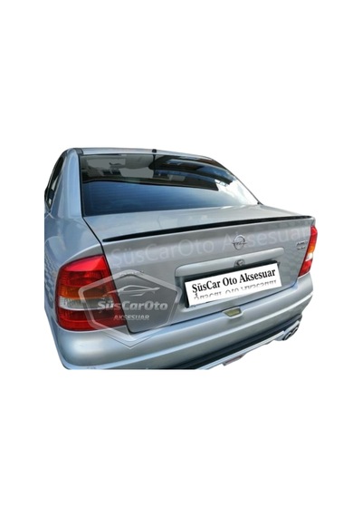 ŞüsCarOto Opel Astra G 1998-2004 Bagaj Üstü Spoiler Bagaj Çıtası Piano Black Parlak Siyah (00)