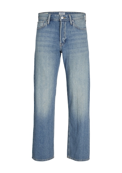 Jack & Jones Erkek Eddie 607 Loose Fit Jean 12253698 Blue Denim Mavi