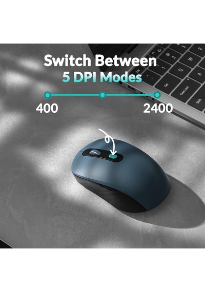 Bm25 Kablosuz Fare, Güvenilir Paw3212 Sensöre Sahiptir. 2.4 Ghz, Bluetooth Ve Usb Kablolu Bağlantı Bm25-c61