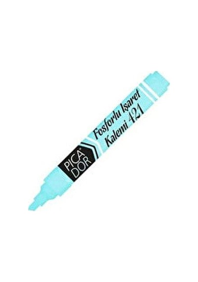 Picador Fosforlu Kalem Pastel Mavi 421 10 Adet Mavi