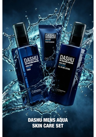 Dashu Mens Aqua Skin Care Erkeklere Özel Nemlendirici Cilt Bakım Seti