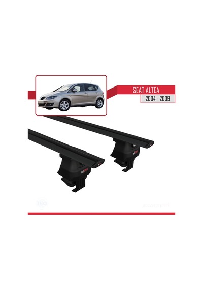 Seat Altea 2004-2009 Arası İle Uyumlu Ace-4 Ara Atkı Tavan Barı Siyah