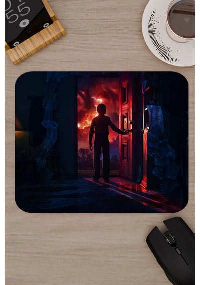 Stranger Things 2 V4 22x18 Gaming Kauçuk Kaymaz Taban Mouse Pad Fare Altlığı