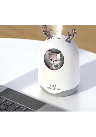 300ml Ultrasonik Hava Nemlendirici Sessiz Usb Şarjlı Serin Buharlı Led Işıklı Aromaterapi Humidifier