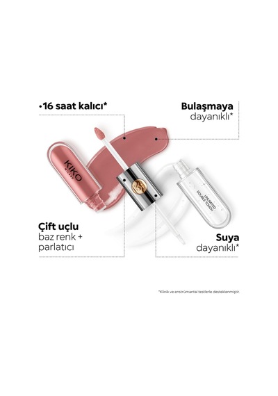 Ruj - Unlimited Double Touch - 120 Rosy Mauve Çok Renkli