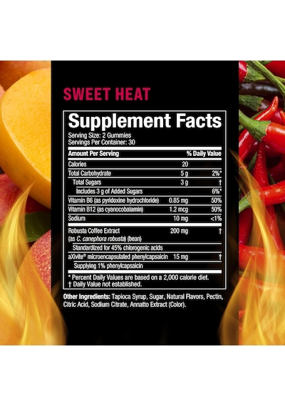 Muscletech Hydroxycut Hardcore Ultra Shred Burner 60 Gummies Aromalı