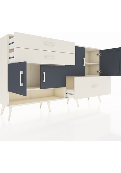 Arges Konsol 3 Raflı 3 Çekmeceli 4 Kapaklı 176x30x99 Aytaşı-antra Aytaşı-antrasit/aytaşı Arges Konsol 3 Raflı 3 Çekmeceli 4 Kapaklı 176x30x99 Aytaşı-antra Aytaşı-antrasit/aytaşı