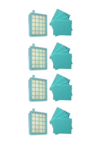 Arçelik İle Uyumlu S 7534a Uyumlu Süpürge Hepa Filtresi 4 Adet +16 Sünger Genel