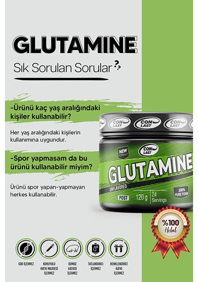 Creatine Monohydrate 300 Gr / Glutamine 300 Gr Aromasız