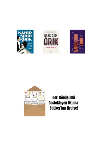 Her Şey Bitmeden, Gece Olmadan + Tersine Giden Yol + Nahid Sırrı Örik - Toplu Öyküler Ciltli + Okuma Sticker'ları