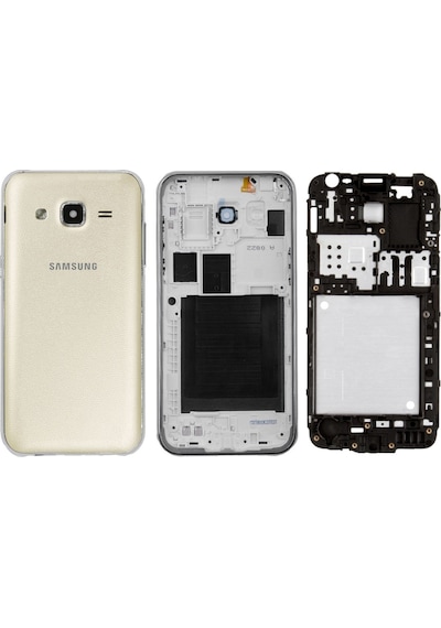 Samsung Uyumlu Galaxy J2 J200 Kasa Kapak Set - Gold