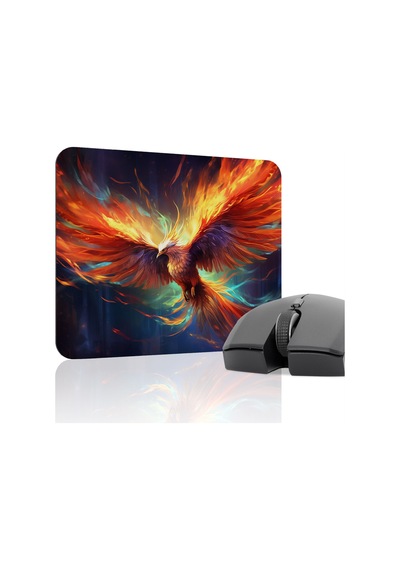Anka Kuşu Kaymaz Dikişli Kauçuk Oyuncu Mousepad V3 - 22x18 Gaming Mouse Pad Fare Altlığı