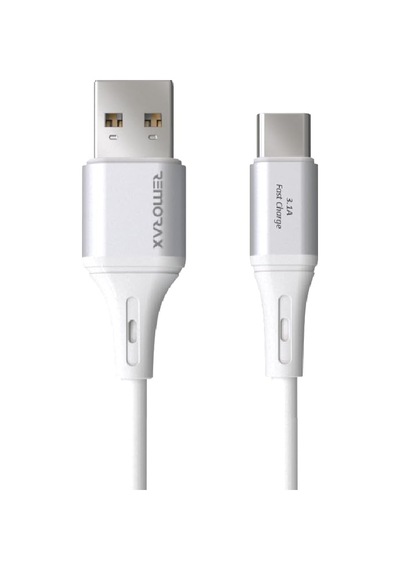 Usb A-type C Şarj Kablosu, 3.1a Hızlı Şarj, Beyaz/gümüş Metal, Remorax Wahoo 1ad X 1metre Beyaz Diğer