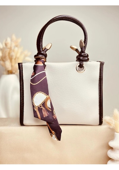 Elora Atelier Lavin Ekru&siyah Çanta Çok Renkli