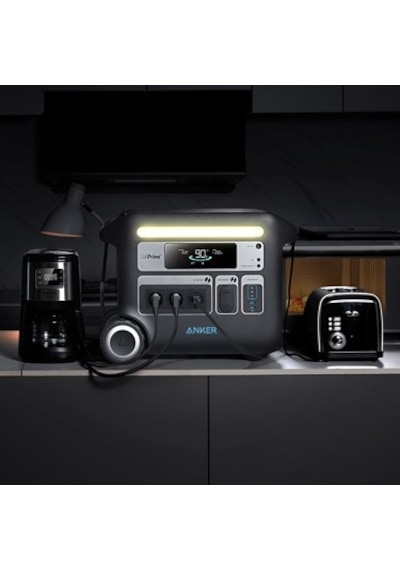 Anker Solıx 767 Powerhouse 2400w Ganprime Taşınabilir Güç Kaynağı 2048wh 2400w Ev Karavan Ve Dış