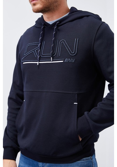 Tommy Life Lacivert Yazı Nakışlı Standart Kalıp Kapüşonlu Erkek Sweatshirt - 87887 Lacivert Tommy Life Lacivert Yazı Nakışlı Standart Kalıp Kapüşonlu Erkek Sweatshirt - 87887 Lacivert