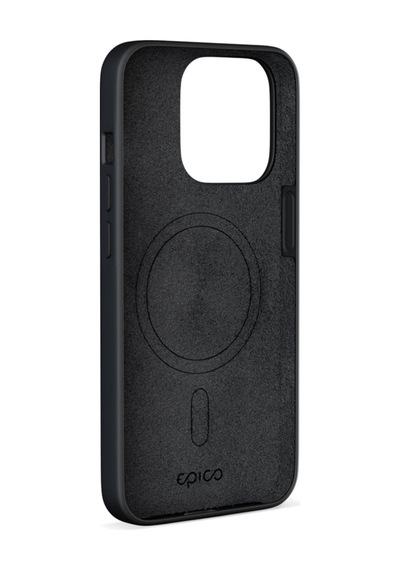 Epico Silicone Magnetic - Magsafe Compatible Case Apple iPhone Uyumlu 14 Pro Siyah