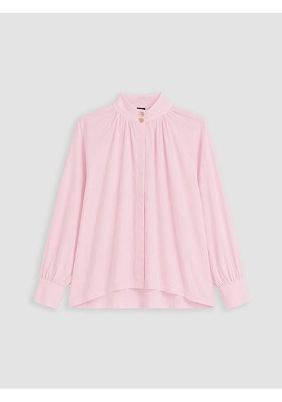 Lcw Modest Pembe Hakim Yaka %100 Pamuklu Kadın Gömlek Tunik