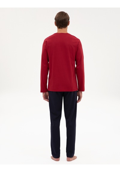 Pierre Cardin Erkek Bordo Pijama Takım 50322631-900 Bordo