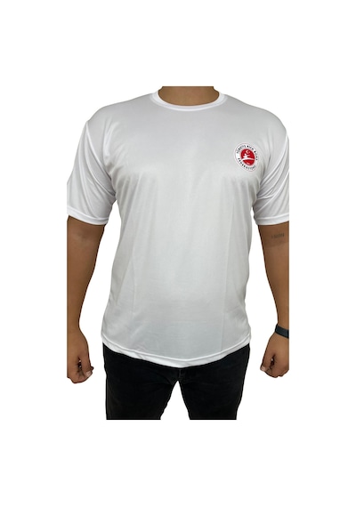 Kick Boks Tişörtü Kick Boks T-shirt Dijital Baskılı Beyaz