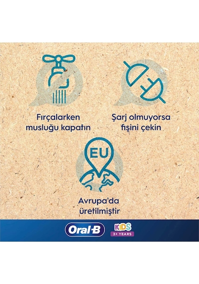 Oral-B D100 Lightyear Çocuk Şarjlı/Elektrikli Diş Fırçası
