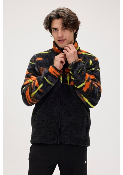 Bad Bear Vernon Siyah Erkek Full-zip Polar Sweatshirt Siyah