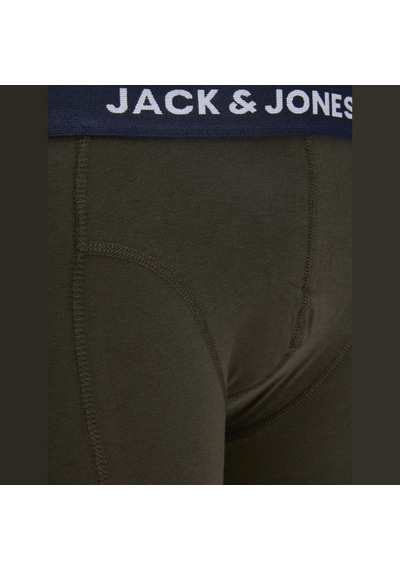 Jack & Jones Erkek 3'lü Boxer Paketi - Lamp - 12308053 Forest Night