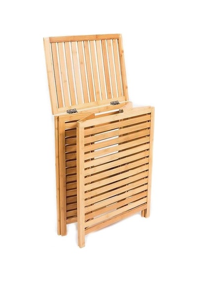 Bambu Çamaşır Kirli Sepeti Banyo Düzenleyici Db-0034 Diğer