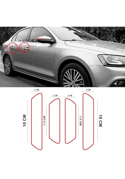 Seat Kapı Koruma Bademi Oto Kapı Koruyucu