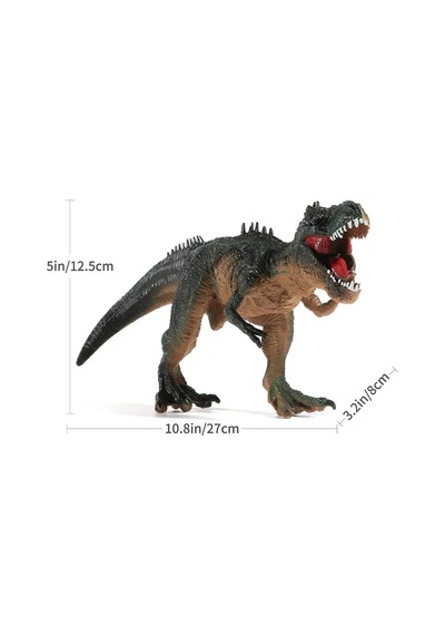 27 Cm Realistik Tarihöncesi Dino Heykelciği - Çene Aksiyonlu, Doku İşlemeli Büyük Ölçek Çocuk Hayvan Replikası