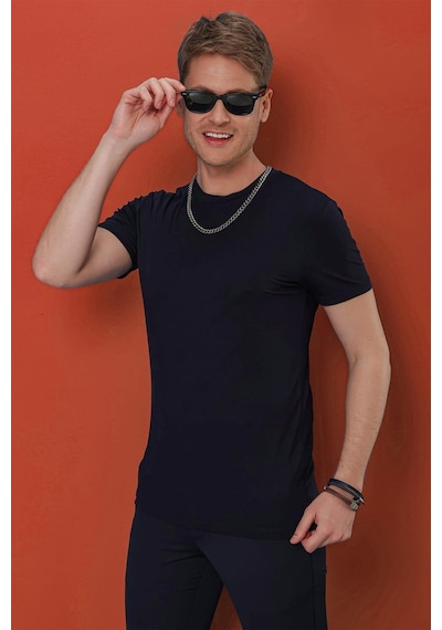 Efor Ts 847 Lacivert Spor T-shirt Lacivert