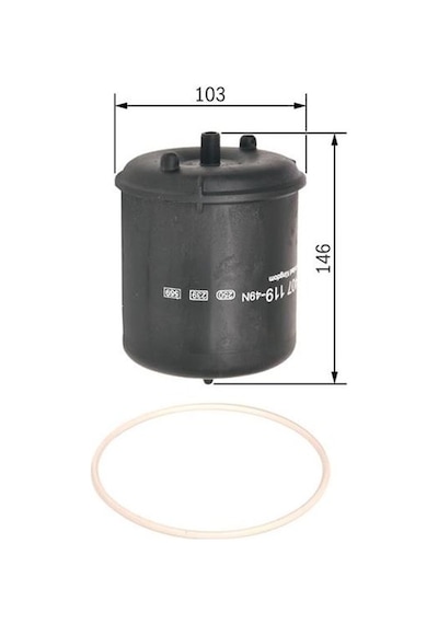 BOSCH F026407099 YAĞ FİLTRESİ TRANSIT 06- / DEFENDER 90 110 130 2