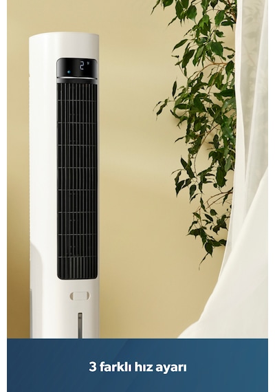 Homend Fanomen 9011H Uzaktan Kumandalı Soğuk Su & Buz Hazneli Kule Tipi Vantilatör 60W