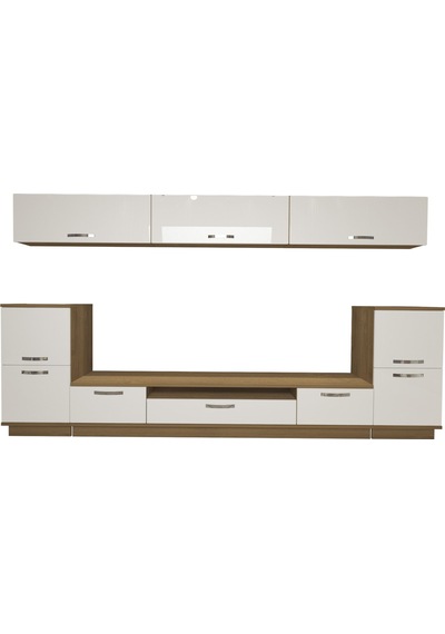 Decoraktiv Trendstyle 9 Mdf Tv Ünitesi Tv Sehpası Pera - Beyaz
