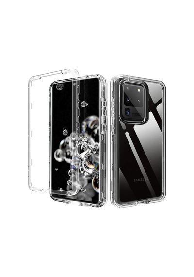 Gld-spt- Newface Samsung Uyumlu Galaxy S20 Plus Kılıf Lüx Şeffaf Silikon