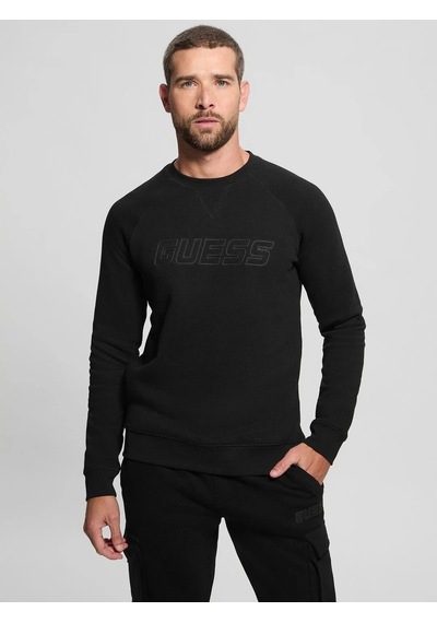 Guess New Aldwin Erkek Sweatshirt Z4yq16k9v31 Siyah