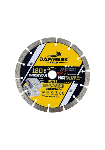 Dawreek Dt011cd 180mm Premium Segmentli Turbo Elmas Testere Granit-mermer-taş